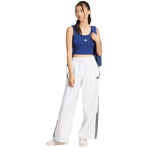 Koszulka damska adidas Essentials Small Logo Cotton Lifestyle Tank niebieska JC5939