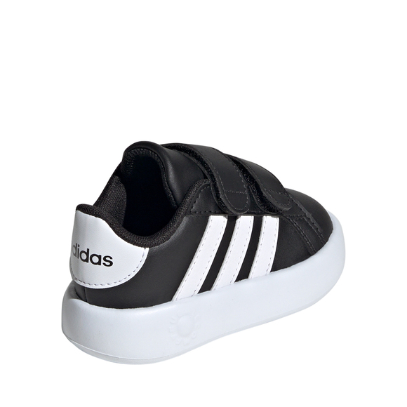 Buty dla dzieci adidas Grand Court 2.0 czarno-białe ID5272