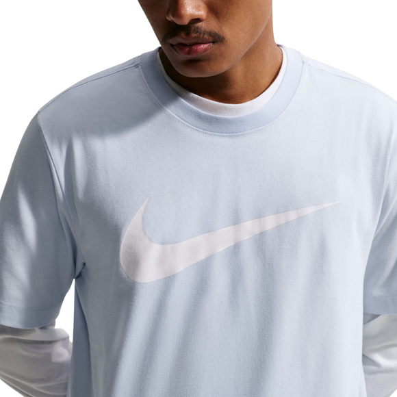 Koszulka męska Nike Nsw Tee Icon Swoosh błękitna DC5094 408