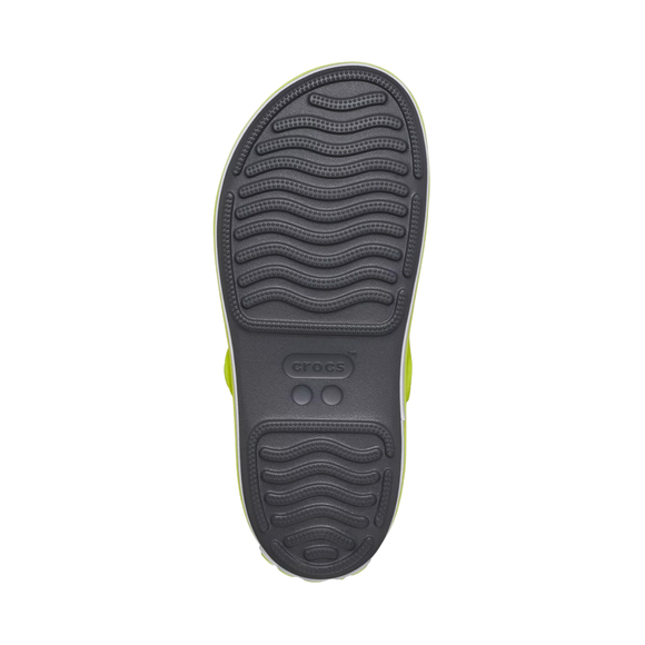 Sandały dla dzieci Crocs Crocband Cruiser grafitowo-żółte 209423 1NJ