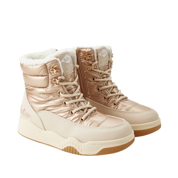 Buty damskie Lee Cooper złote LCJ-26-44-4564LA