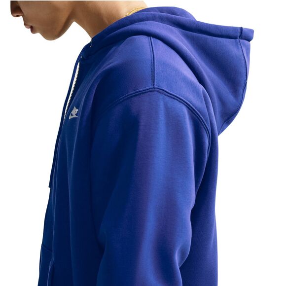Bluza męska Nike Club BB FZ Hoodie niebieska FN3861 455