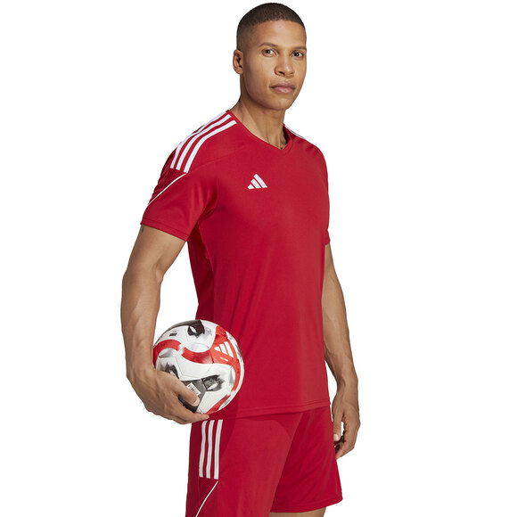 Koszulka męska adidas Tiro 23 League Jersey czerwona HT6128