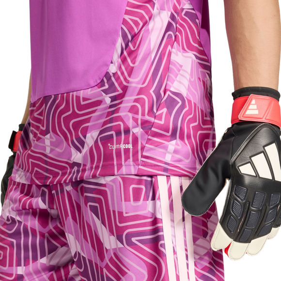 Spodenki męskie adidas Tiro 26 Competition Goalkeeper różowe KC5348