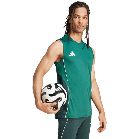 Koszulka męska adidas Tiro 25 Competition Sleeveless Jersey zielona JI8940