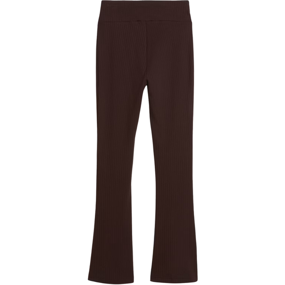 Legginsy damskie Puma Rib Flared brązowe 694028 33