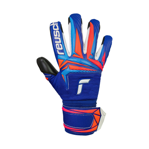 Rękawice bramkarskie Reusch Attrakt Infinity Evolution NC niebiesko-czarne 5670725 4127