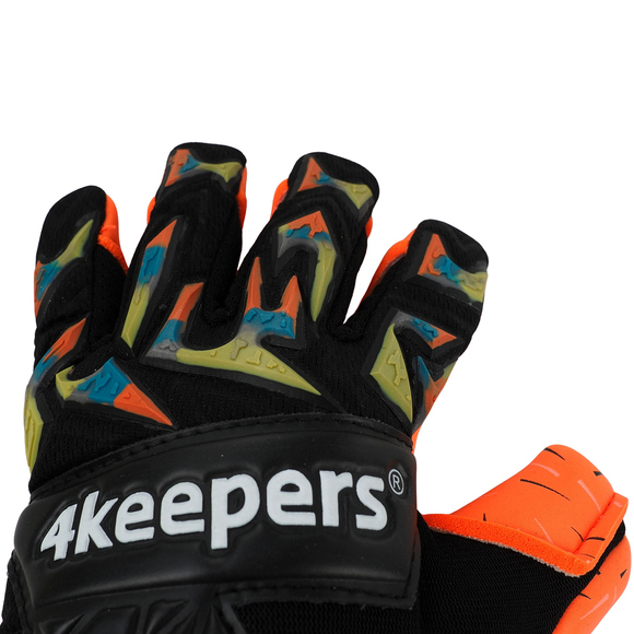 Rękawice bramkarskie 4Keepers Equip Flame NC REK23 czarne