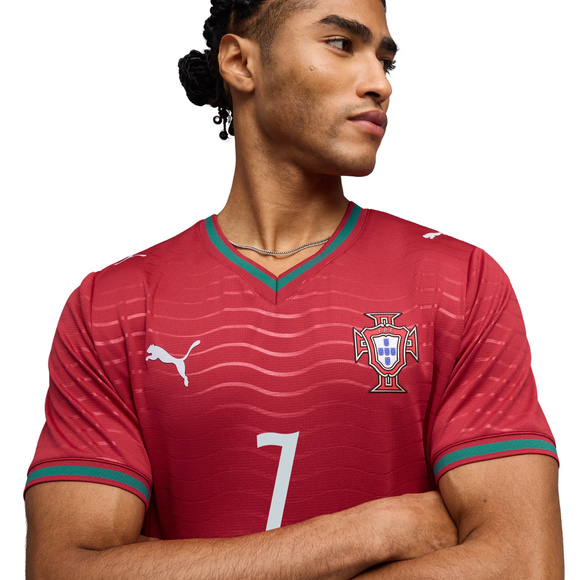 Koszulka męska Puma Portugalia FPF Home Jersey Replica czerwona 788141 77