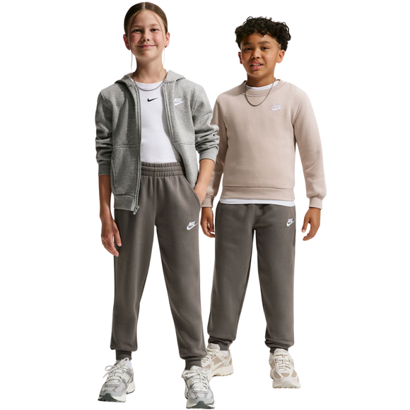 Spodnie dla dzieci Nike Sportswear Club Fleece szare FD3008 289