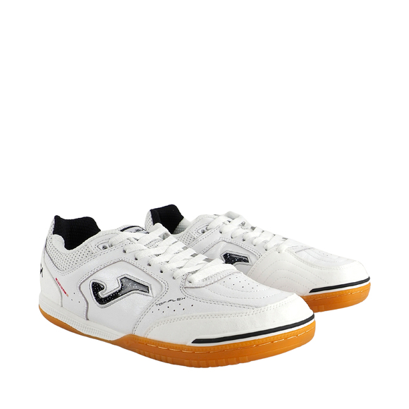 Buty piłkarskie Joma Top Flex Foot Shape Indoor 2602 białe FOTOPW2602IN