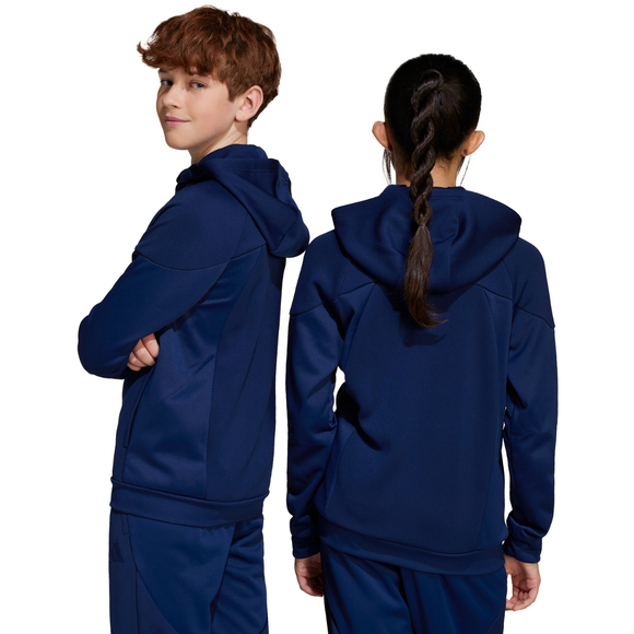Bluza dla dzieci adidas Tiro 25 Full-Zip granatowa JC5127