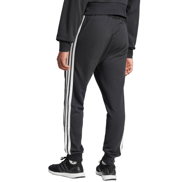 Spodnie męskie adidas Essential 3-Stripes French Terry czarne JD1881