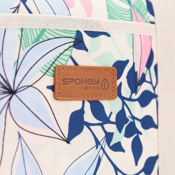 Torba termiczna Spokey Simply kremowa / kwiaty 944755