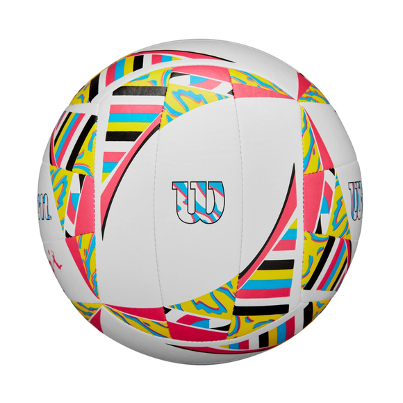 Piłka siatkowa Wilson Avp Movement VB New biało-różowo-żółta WV4008001XBOF