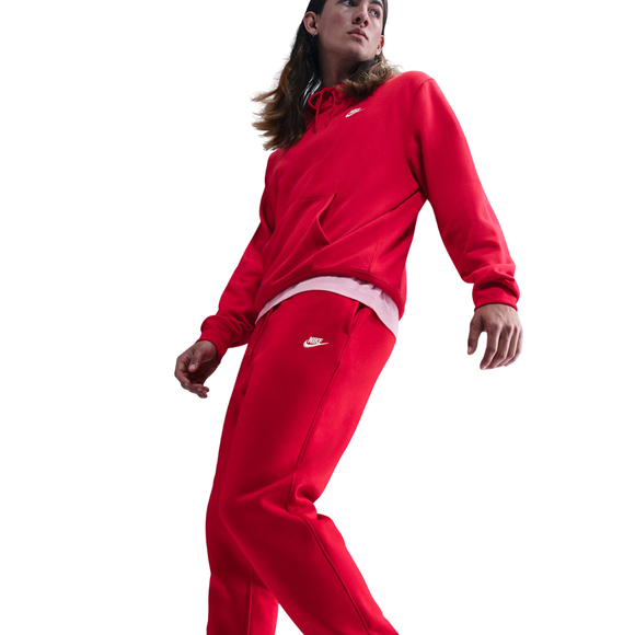 Spodnie męskie Nike Club BB Jogger czerwone FN3787 657