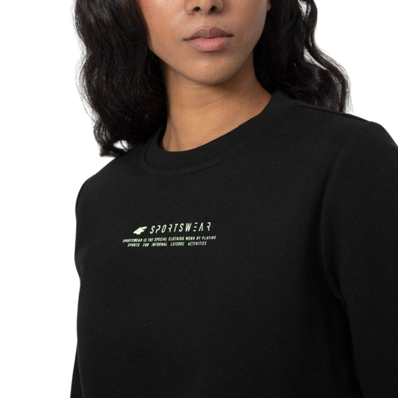 Bluza damska 4F głęboka czerń H4Z22 BLD020 20S