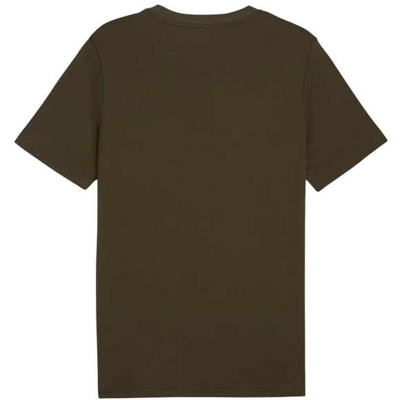 Koszulka męska Puma Ess 2 Color Small No. 1 Logo Tee oliwkowa 684717 70