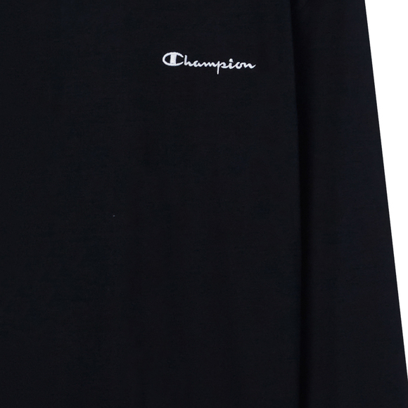 Koszulka męska Champion Longsleeve Tee czarna 221799 KK001