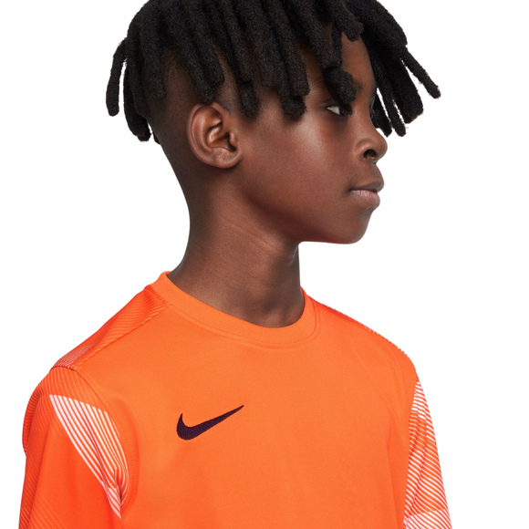 Bluza bramkarska dla dzieci Nike Dry Park IV JSY LS GK JUNIOR pomarańczowa CJ6072 819