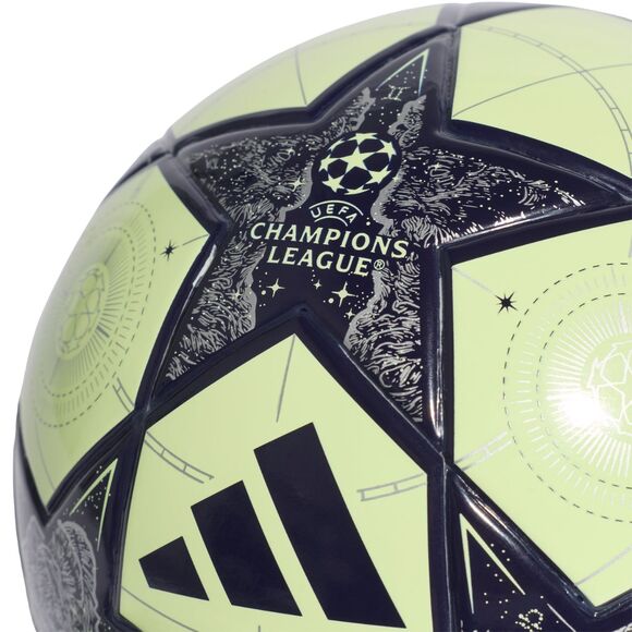 Piłka nożna adidas UCL Mini Real Madrid żółto-szaro-czarna JN7306