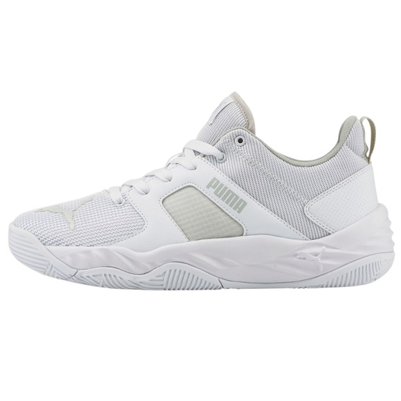 Buty męskie Puma Rebound Future Cage biało-szare 383856 02