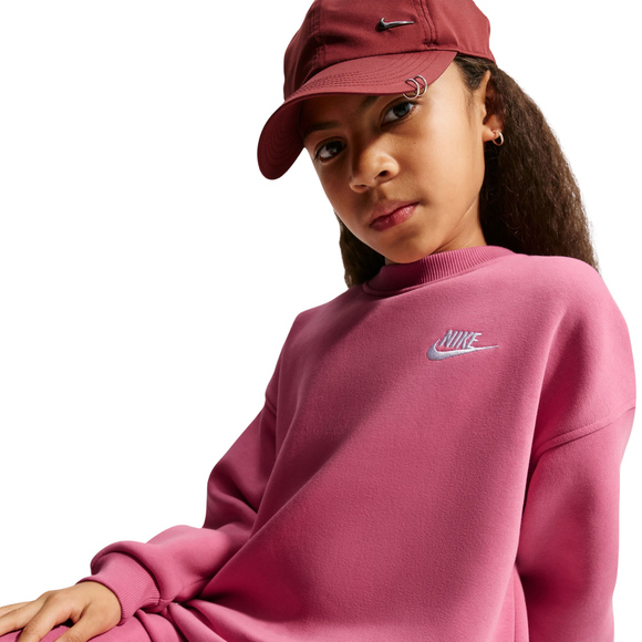 Bluza dla dzieci Nike Sportswear Club Fleece różowa FD2923 641