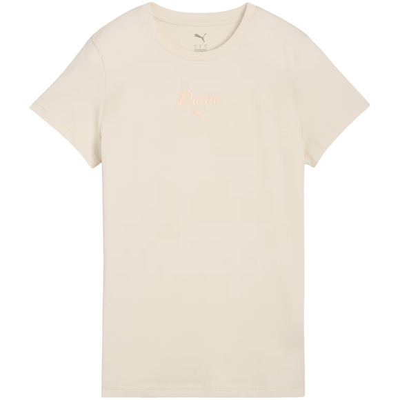 Koszulka damska Puma ESS Script Tee beżowa 691760 87