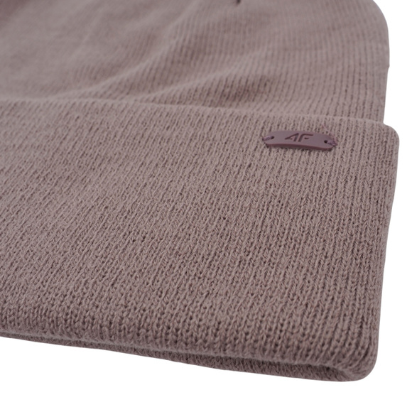 Czapka 4F U622 ciemny brązowy 4FWAW25ACAPU622 80S
