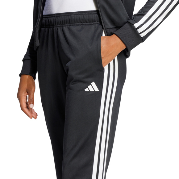 Dres damski adidas Essentials 3-Stripes TrackSuit czarny JD5434