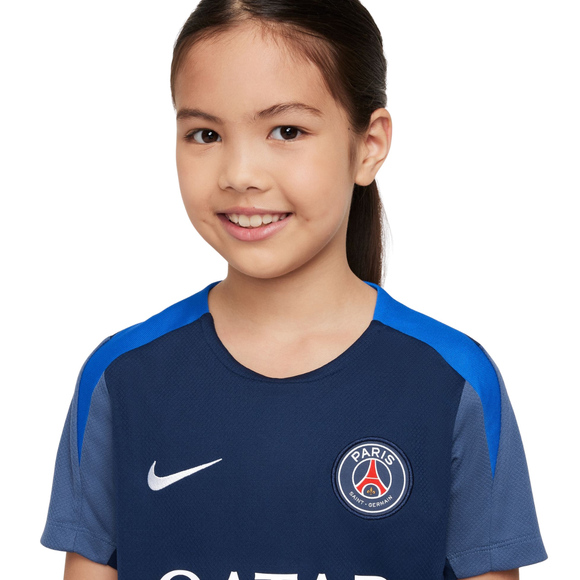 Koszulka dla dzieci Nike Paris Saint Germain Strike granatowa HJ7836 411