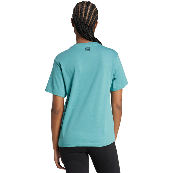 Koszulka damska adidas Animal Graphic zielona JV8535