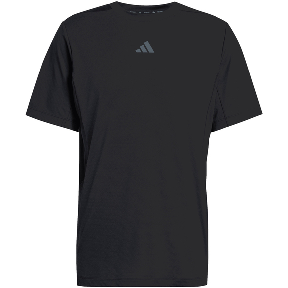 Koszulka męska adidas D4T PrimeLift 3 Stripes czarna KE9937