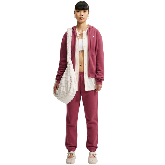 Bluza damska Nike Studio Fleece Medium Weight różowa IM8504 654