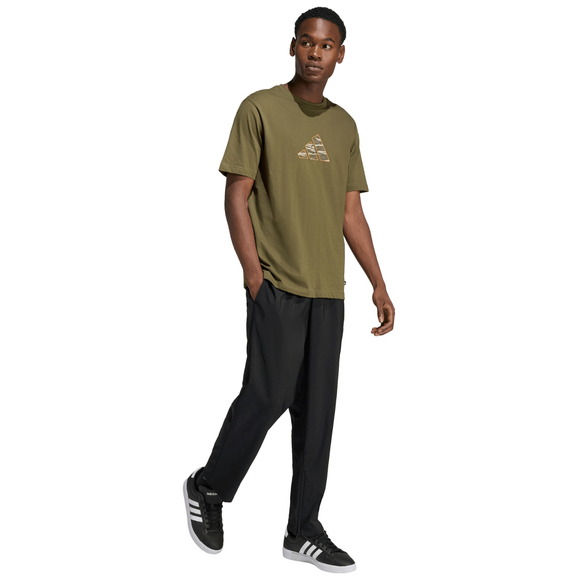 Koszulka męska adidas Camo Explorer Graphic oliwkowa JZ7502