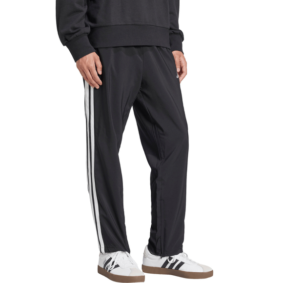 Spodnie męskie adidas Essentials 3-Stripes Stanford Open Hem czarne JC8491
