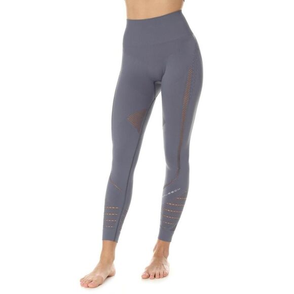 Legginsy damskie Brubeck GYM szare LE12910