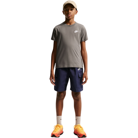 Koszulka dla dzieci Nike Sportswear szara FZ5177 289