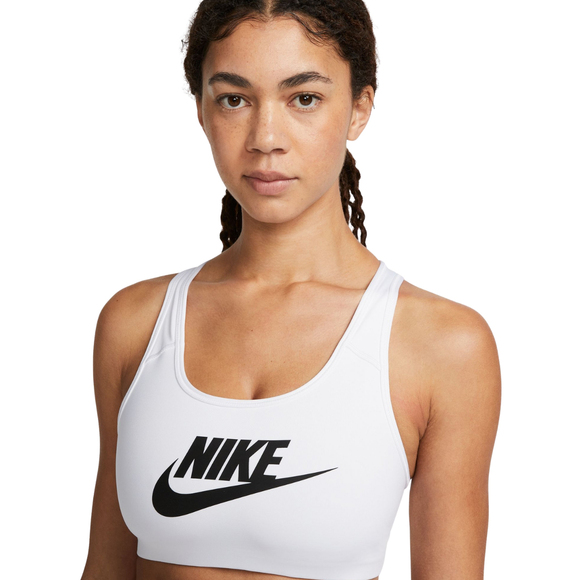 Stanik sportowy Nike Futura Swoosh biały 899370 100