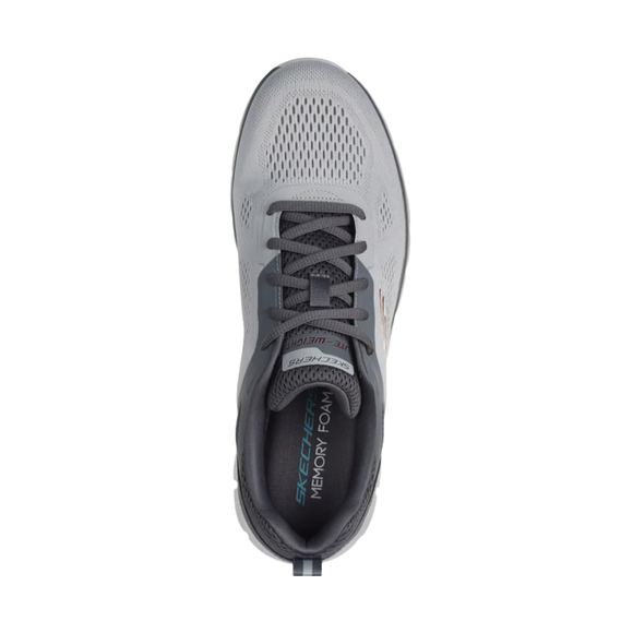 Buty męskie Skechers Track Broader szare 232698 GYCC
