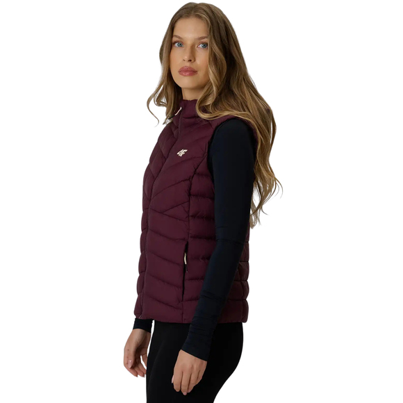 Kamizelka damska 4F F372 burgund 4FWAW26TVJAF372 60S