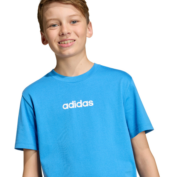 Koszulka dla dzieci adidas Essentials niebieska KE0836