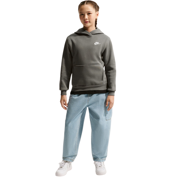 Bluza dla dzieci Nike Sportswear Club Fleece szara FD3000 289