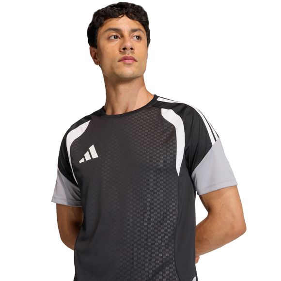 Koszulka męska adidas Tiro 26 Competition Training Jersey czarno-szaro-biała JX4254
