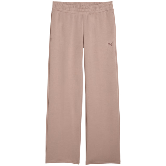 Spodnie damskie Puma ESS Elevated Straight Leg pastelowy róż 691817 88