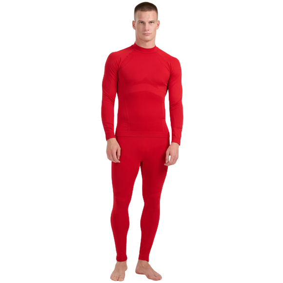 Spodnie termoaktywne męskie 4F M225 ciemna czerwień 4FWAW25USEAM225 61S