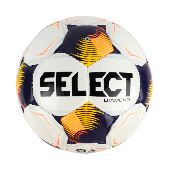 Piłka nożna Select Diamond v26 Fifa Basic biało-pomarańczowa 19347