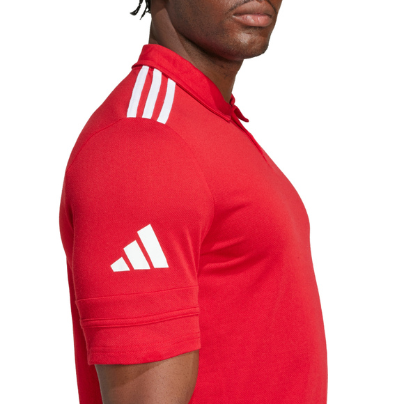 Koszulka męska adidas Squadra 25 Polo czerwona JY3418