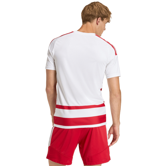 Koszulka męska adidas Hooped 26 Jersey biało-czerwona KF3388