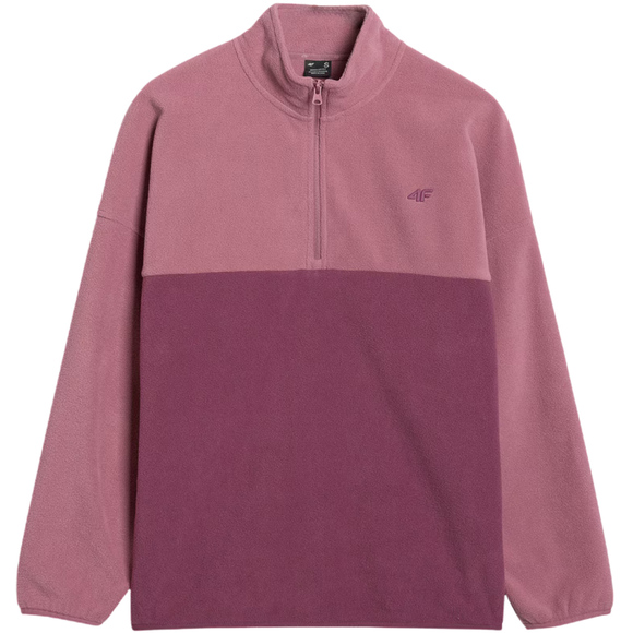 Bluza polarowa damska 4F F421 ciemny róż 4FWAW25TFLEF421 53S